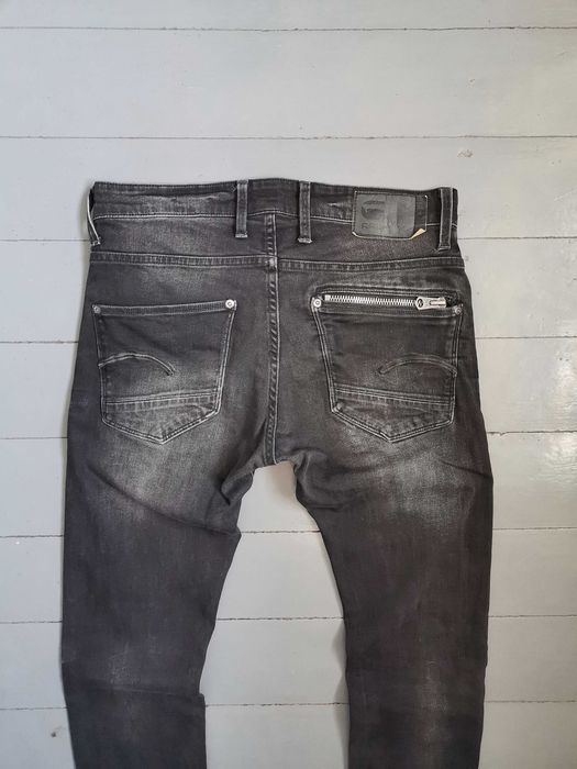 джинси g-star raw чорні стилізовані завужені