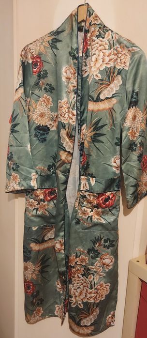 Kimono verde água