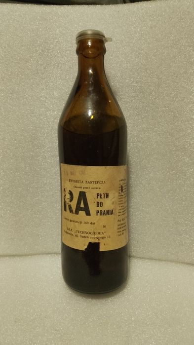 Płyn do prania RA 1987 r. Vintage PRL