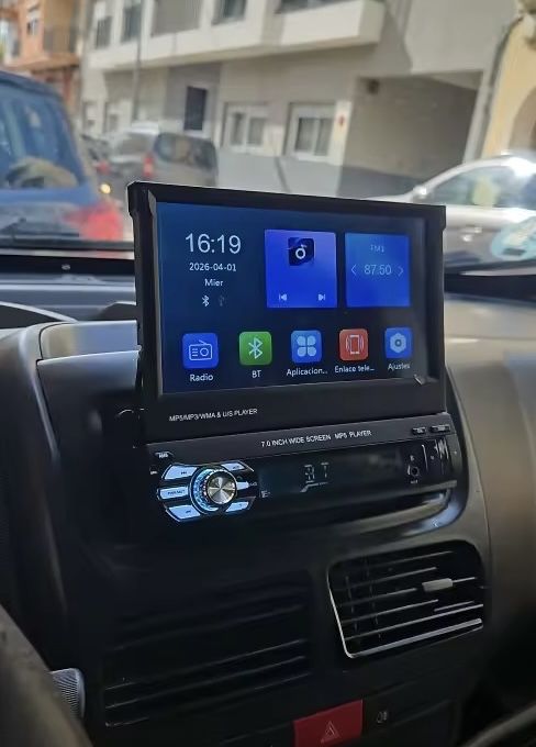 Auto-Rádio MP5 Retrátil Touch (NOVO) GPS/ Atende Chamadas etc
