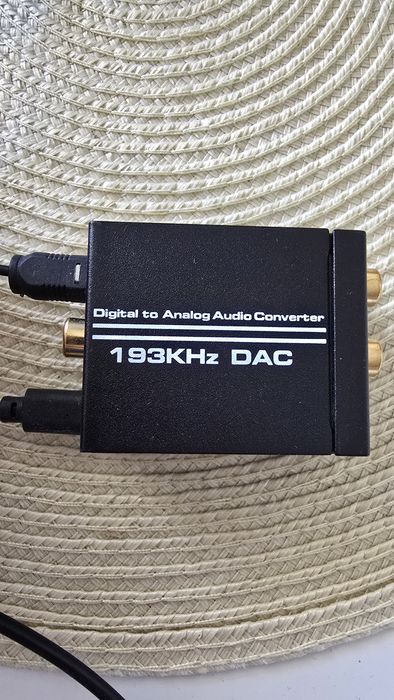 Głośniki 2.1 Logitech Z333 40W + konwerter DAC optical/coax → RCA