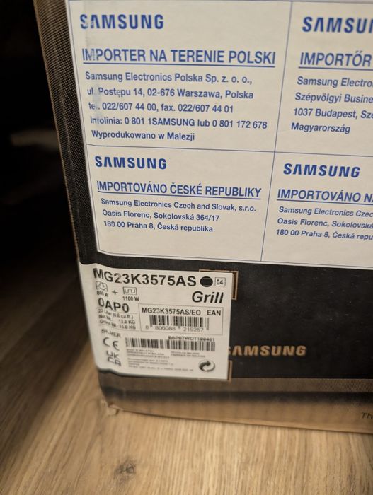 Mikrofala Samsung funkcja GRILL