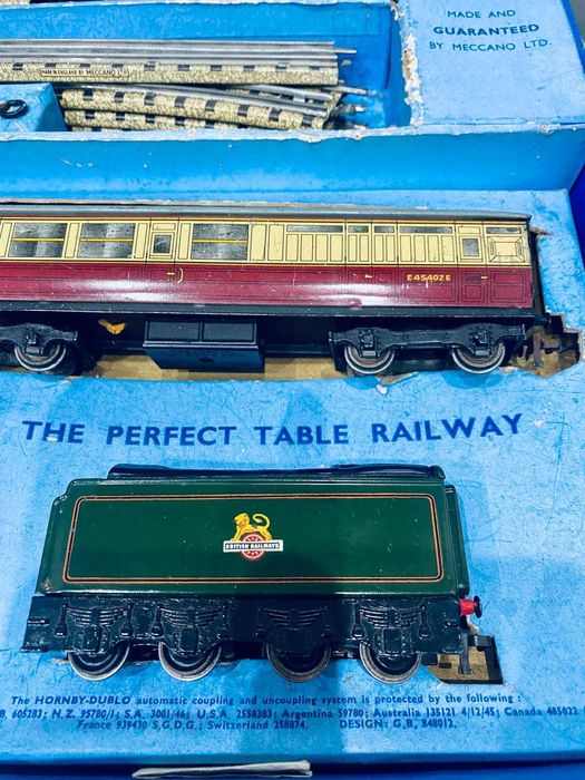 Hornby Dublo EDP11 OO Silver King Gloss Finish 3 Rail 1953 JEDYNY W PL
