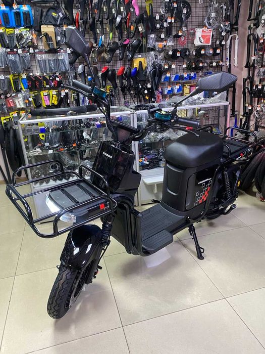 Электроскутер 1200W 72V 24Ah електромопед