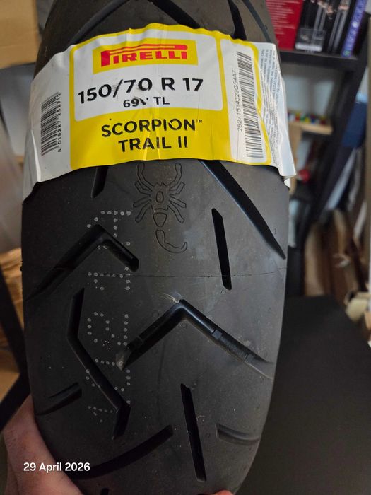 Nowa opona motocyklowa na tył Pirelli Scorpion Trail II 150/70 R17 Triumph Tiger 850/900