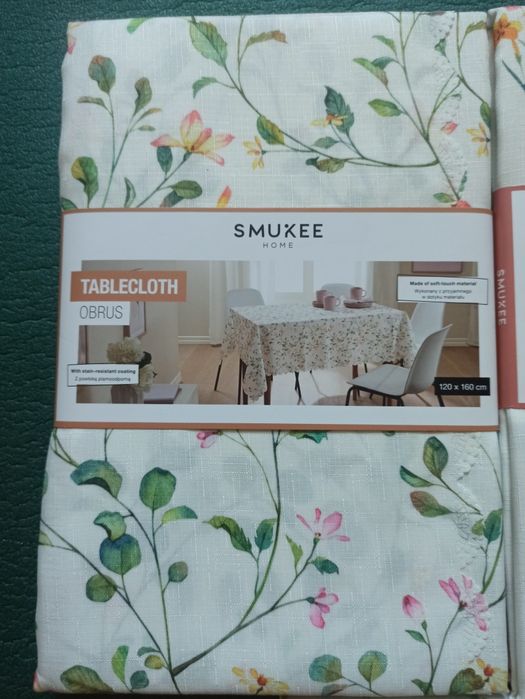 Zestaw : 3 obrusy Smukee Home 120x160
