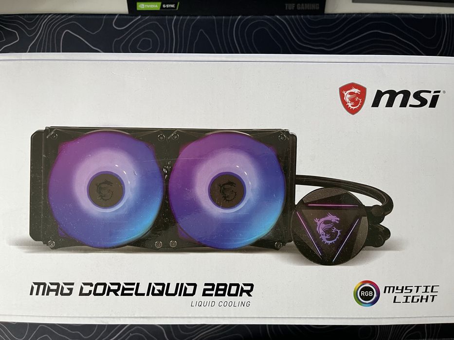 Chłodzenie wodne MSI mag liquid cooler 280R