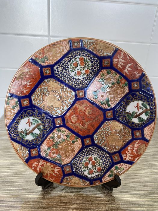 Prato de porcelana chinenes antigo