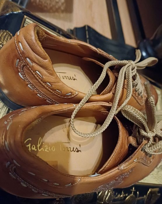 Buty wloskie skóra Galizio Torresi rozm.40