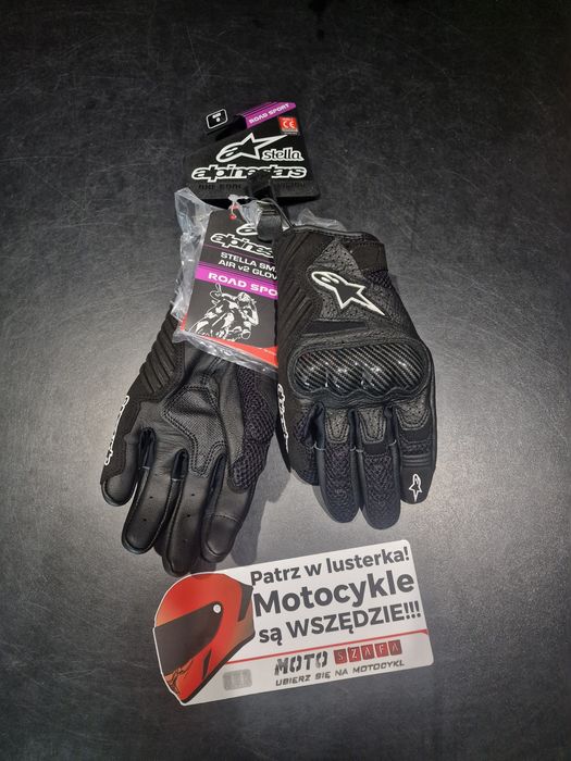 Rękawice ALPINESTARS STELLA SMX-1 V2 Wentylowane czarny !Czytaj opis!