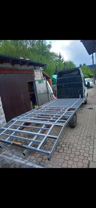 Zabudowa laweta najazd