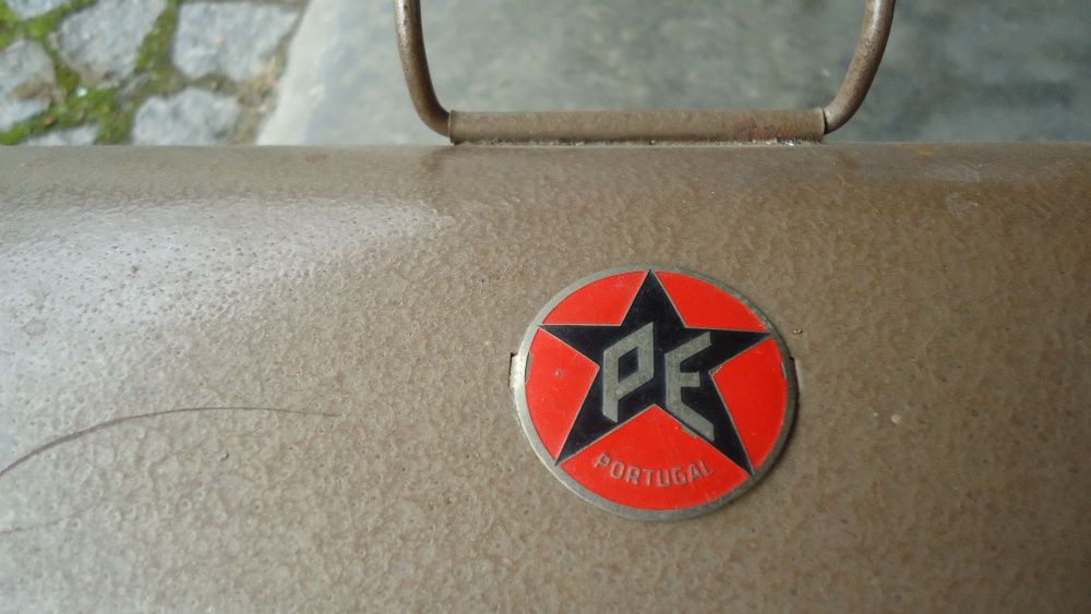 Aquecedor vintage a funcionar