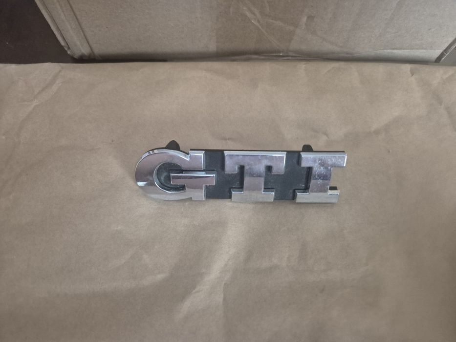 oryginalny napis emblemat Gti przód grill vw Golf 5 6 7 Polo 9n 6r nowy oe