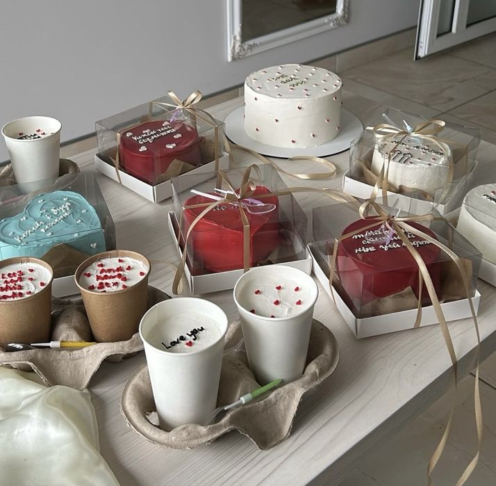 Коробки на бенто торт