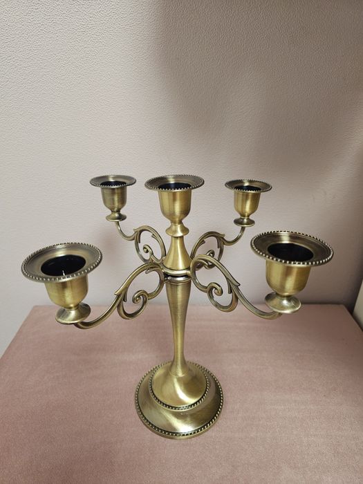 Металевий свічник канделябр підсвічник подсвечник на 5 свечей свічок