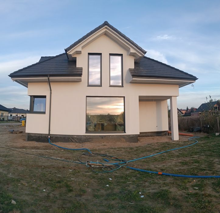 Elewacje # Poddasza # Malowanie # Szpachlowanie