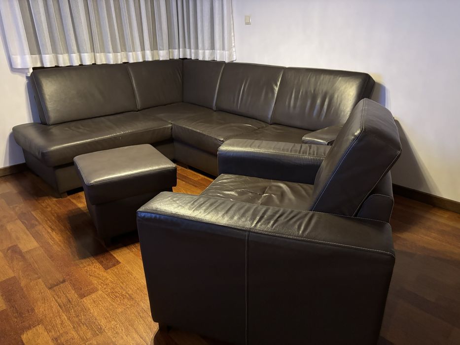 Skórzany Komplet wypoczynkowy