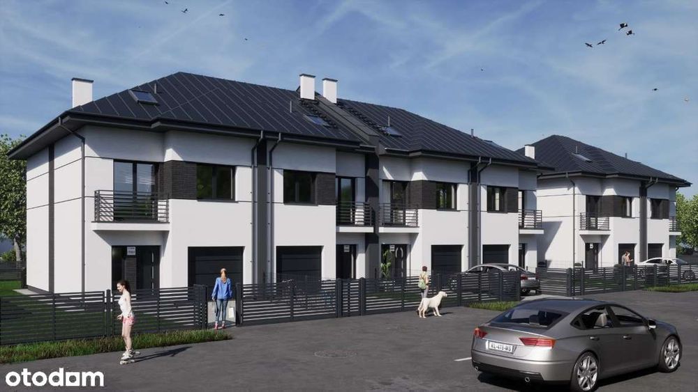 Segment Bliźniak Dom z Garażem ok 148m ul. Lipińska Wołomin