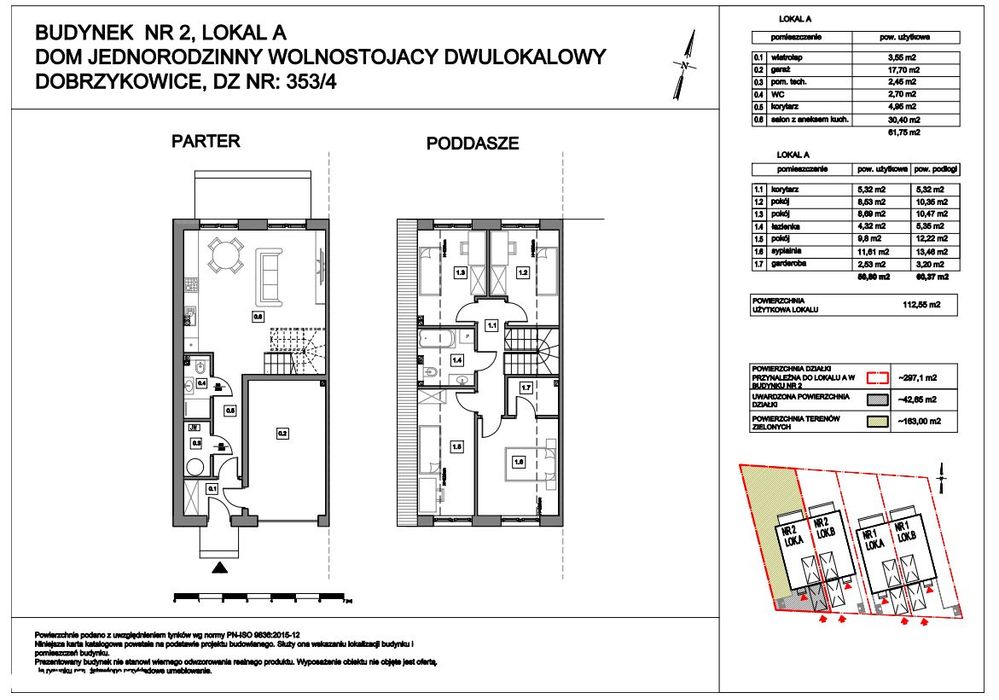 Bliźniak 112 m2, ogródek 91 m2 - Bawarski styl