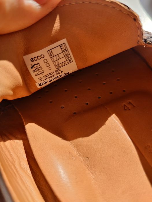 Туфлі лофери ECCO чоловічі