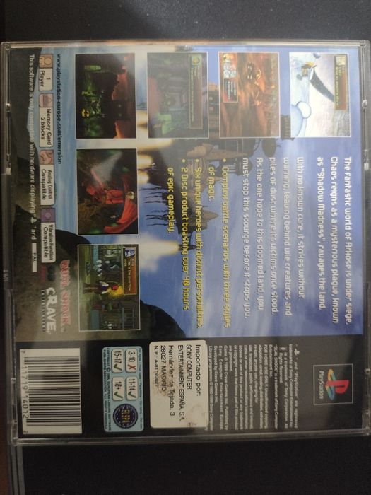 Shadow Madness - PS1 (Original/standard edition)