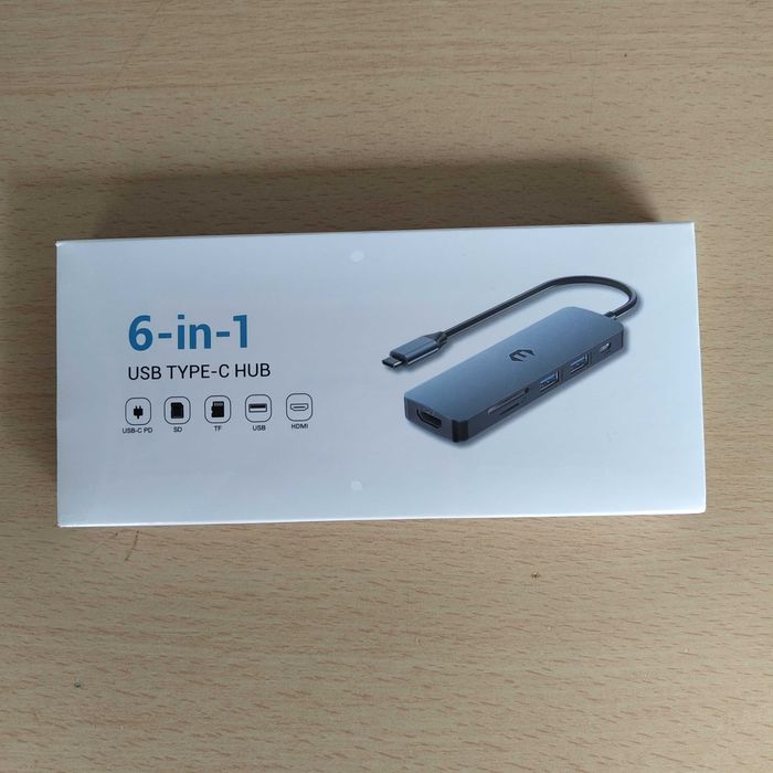 Adaptador Hub USB C para MacBook Pro/Air iPad Pro e Windows