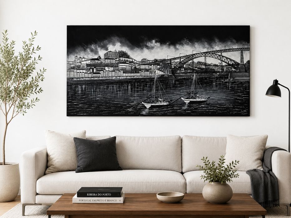 Quadro pintado a mao