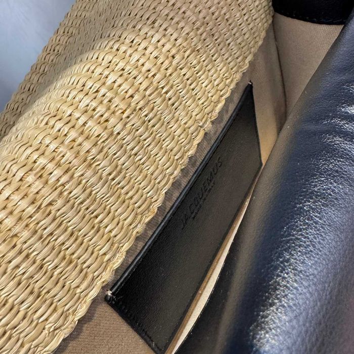 Сумка клатч из рафии Jacquemus la Croisière