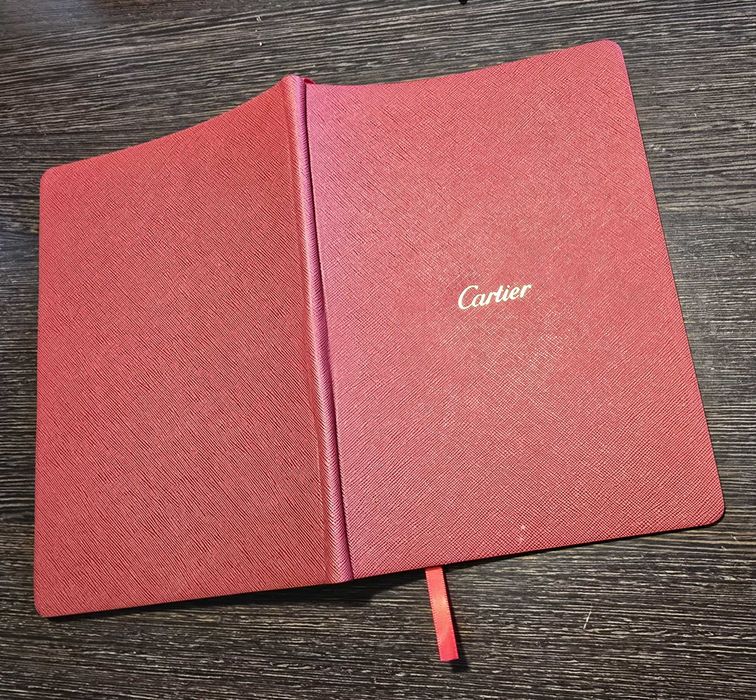 Notatnik kolor bordo Cartier A5