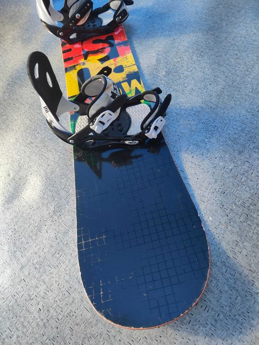 Uniwersalny All-Mtn SALOMON PULSE 142 cm + wiązanie NIDECKER ! serwis