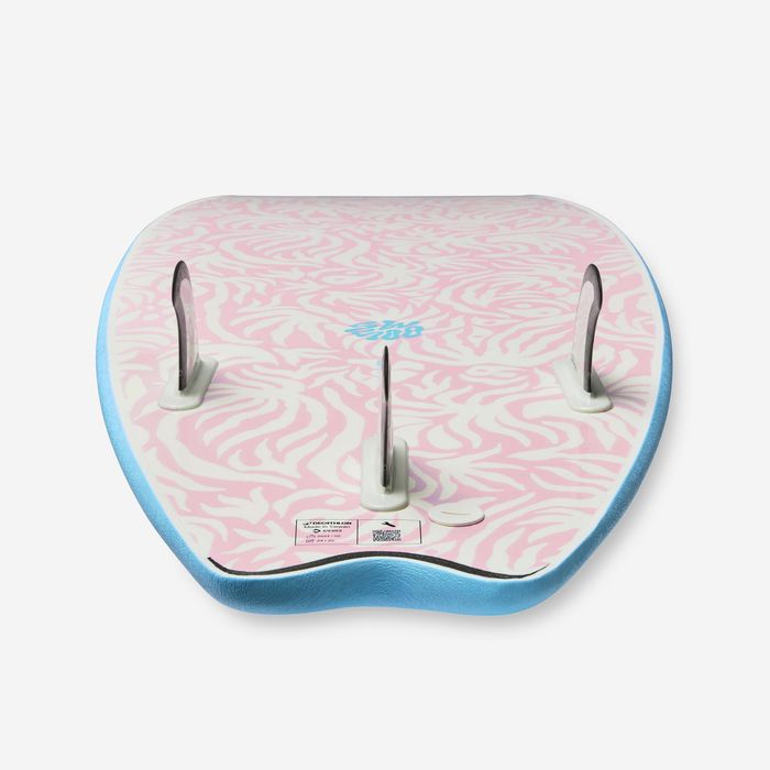 Prancha de Surf em espuma 6'' swallow tail 49L - azul claro