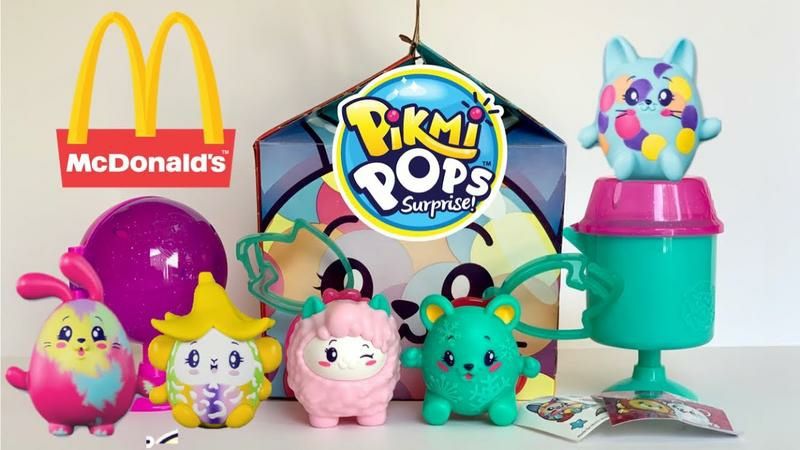 Набір іграшок фігурок Pikmi Pops Surprise хеппі міл McDonald's
