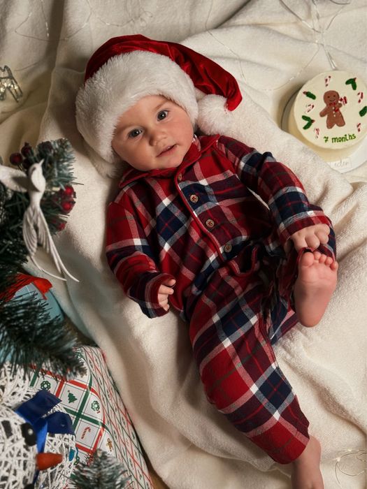 Новорічна піжжама 6-9 міс