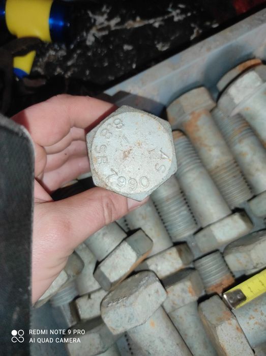 Śruby m30 x 100mm śruba m30 10cm 9,5cm 8.8