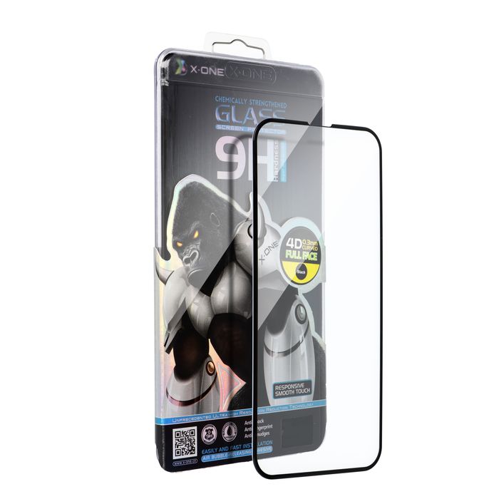 Szkło hartowane X-ONE Full Cover Extra Strong Matowe - do SAMSUNG A37 5G (full glue) czarny