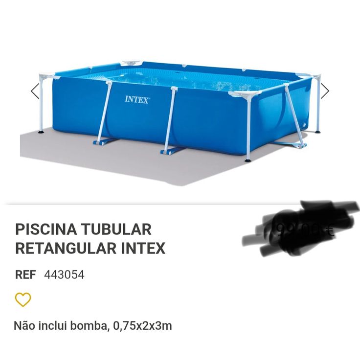 Piscina retangular Intex