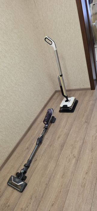 Моющий беспроводной пылесос керхер