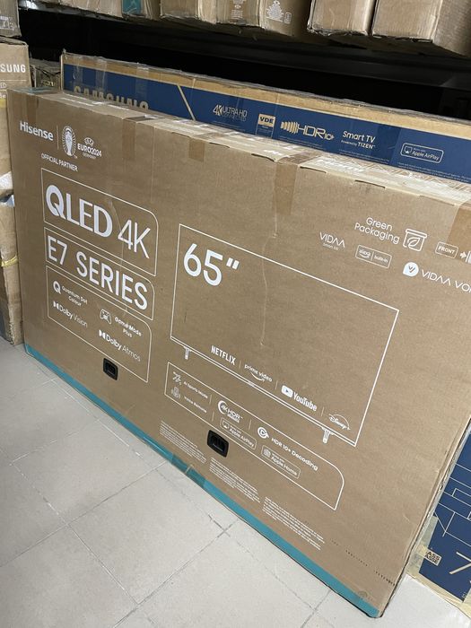 Новий. Hisense 65E77KQ. Qled. ДЕФЕКТ.
