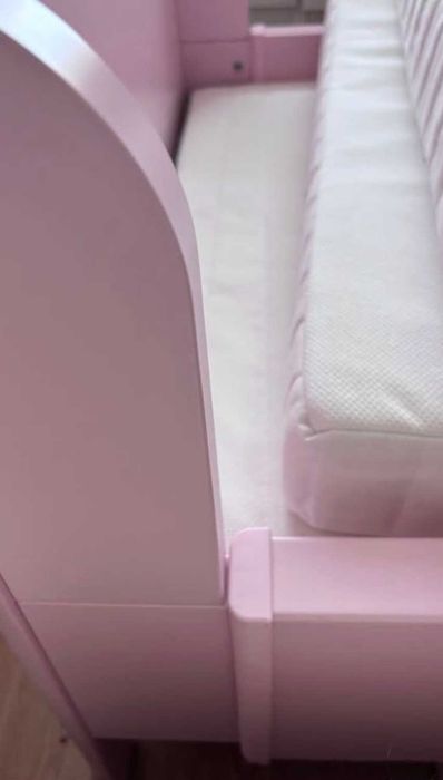 Cama Extensível IKEA BUSUNGE (Rosa) + Colchão INNERLIG