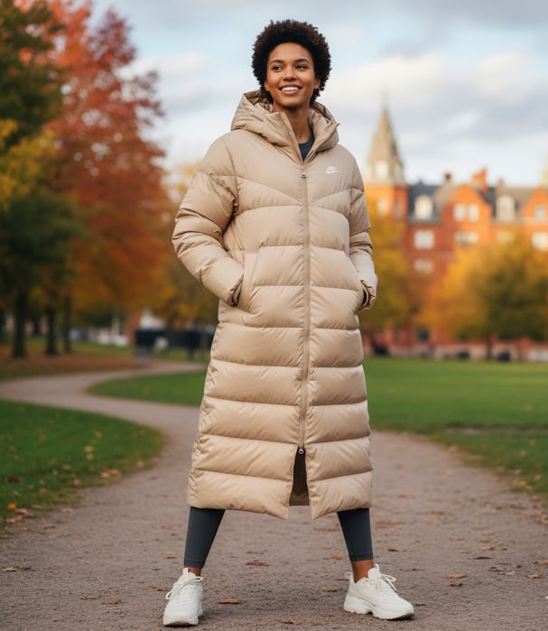 Зимові жіночі пуховики Nike W Nsw Tf City Hd DH4081-200 Оригінал XS-XL