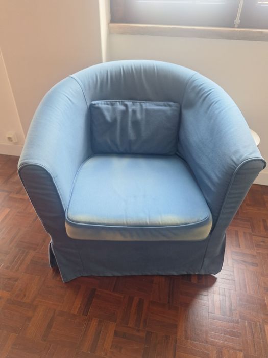 2 poltronas azuis - ikea Poltrona Nordvalla azul