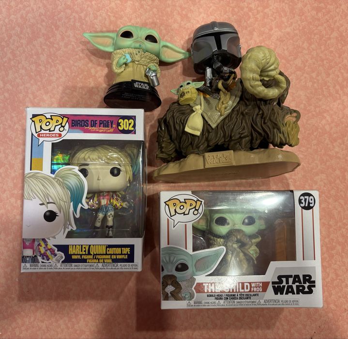 фігурки funko pop/ фанко поп, йода, харлі квін, стар варс
