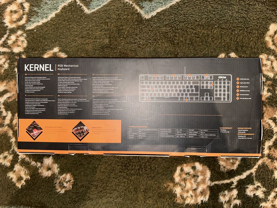 Krom Kernel RGB Mechanical Keyboard (PT Layout)434143779325880323