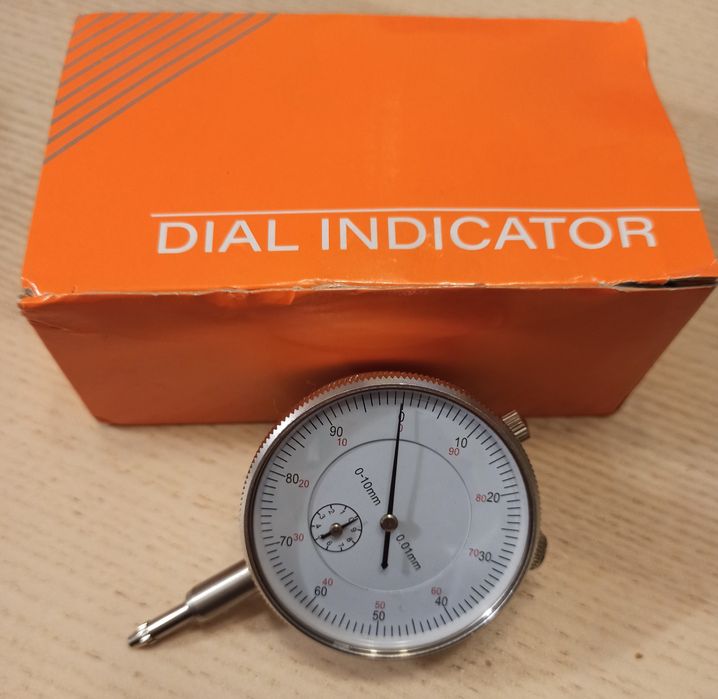 Precyzyjny czujnik zegarowy 0-10mm,  NOWY