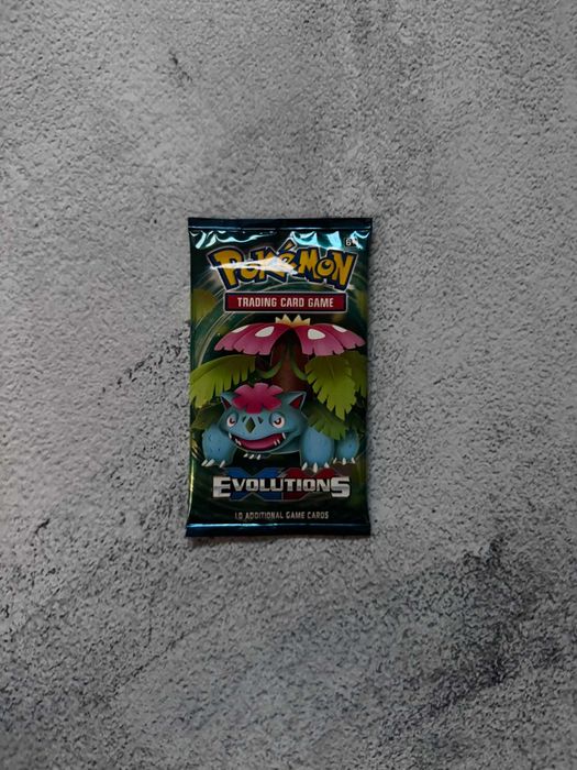 Karty POKEMON Evolutions. Bulbasaur, Kolekcja, Nie otwarte