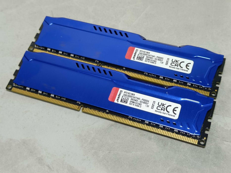 Оперативна память FURY BEAST DDR3 8GB - 1600MHz - У РОБОЧОМУ стані