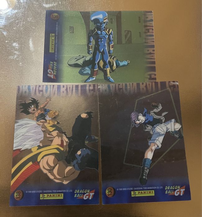 Cartas dragon ball Z e GT
