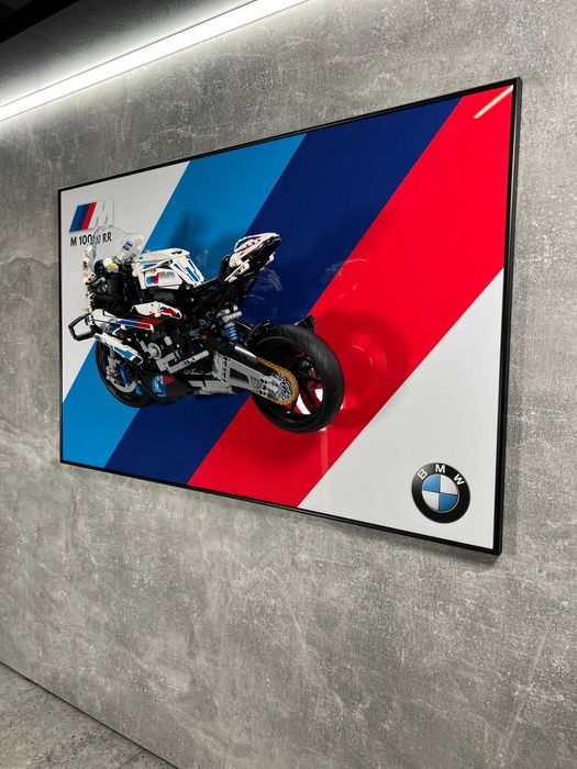 Рамка на Стіну Металевому Профілі для LEGO Technic BMW M 1000 RR 42130