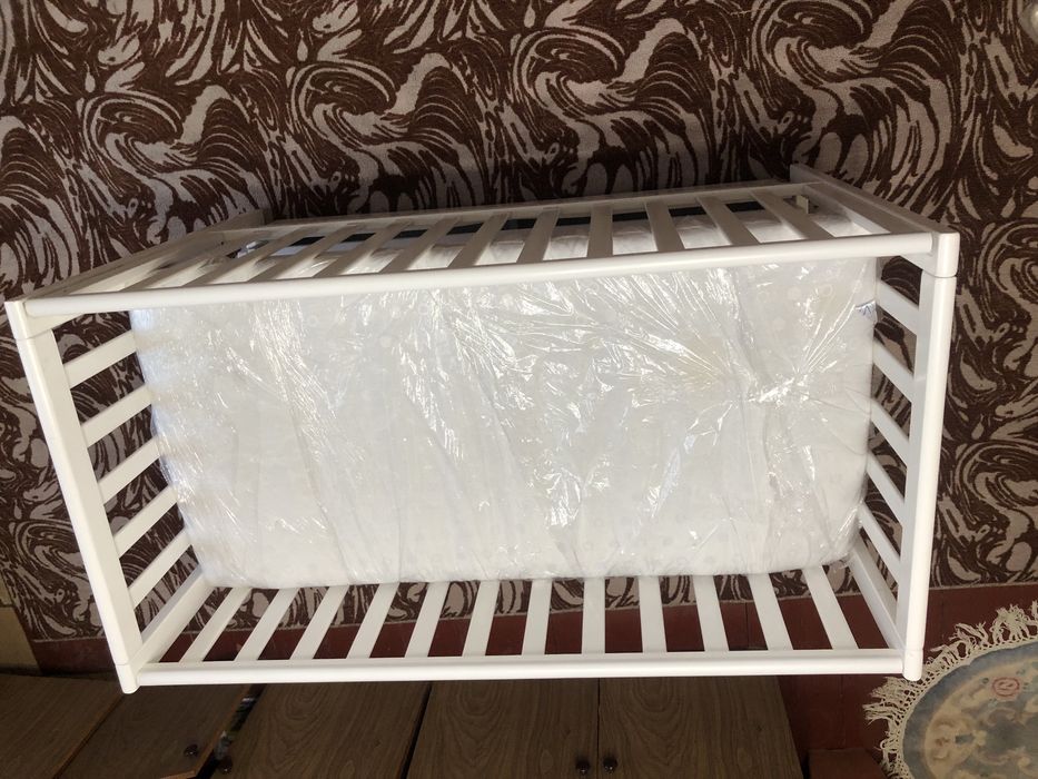 Дитяче ліжко соня лд 13 з маятниковим механізмом і шуфлядою для білизн