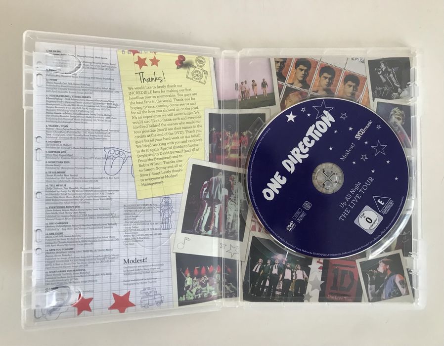 One Direction Up All Night Live Tour DVD